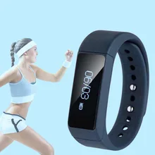 I5 Plus Armband SmartWatch Bluetooth 4,0 Armband Für Gesundheit Schrittzähler Blau