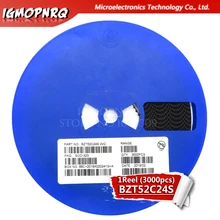 1 катушка 3000 шт Зенер диод BZT52C24V BZT52C SOD-323/123 WO