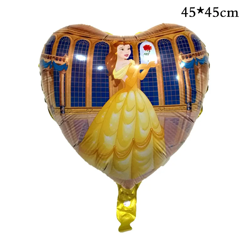 Новые красивые и чудовищные фольгированные шары 18 дюймов воздушный шар с принцессой Globos детские украшения на день рождения принадлежности для свадьбы