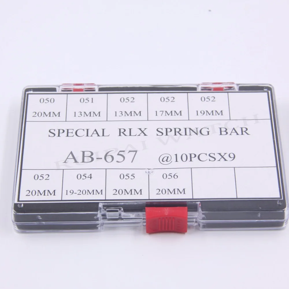 Универсальный RLX пружина бар комплект 90 штук для RLX часы полосы/Браслеты/ремни