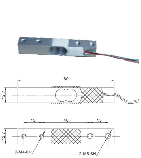 Scale Load Cell Weight sensor HX711  FZ0728+FZ2268-7