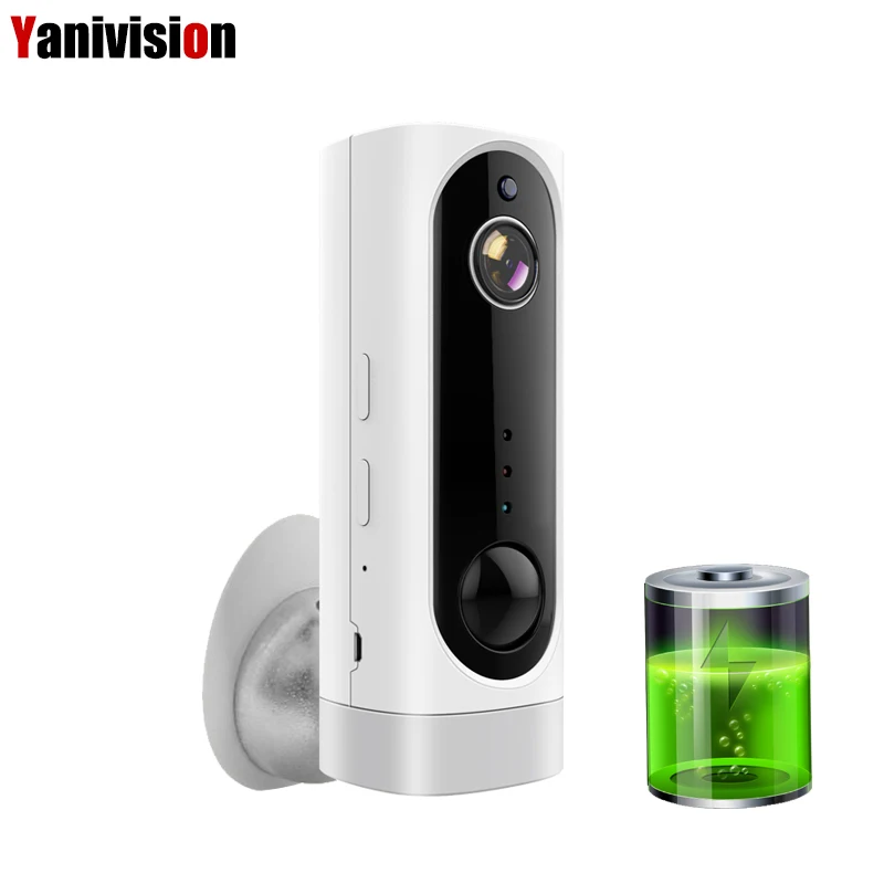 Battery WiFi Camera Rechargeable Battery Powered 720P 1080P Full HD