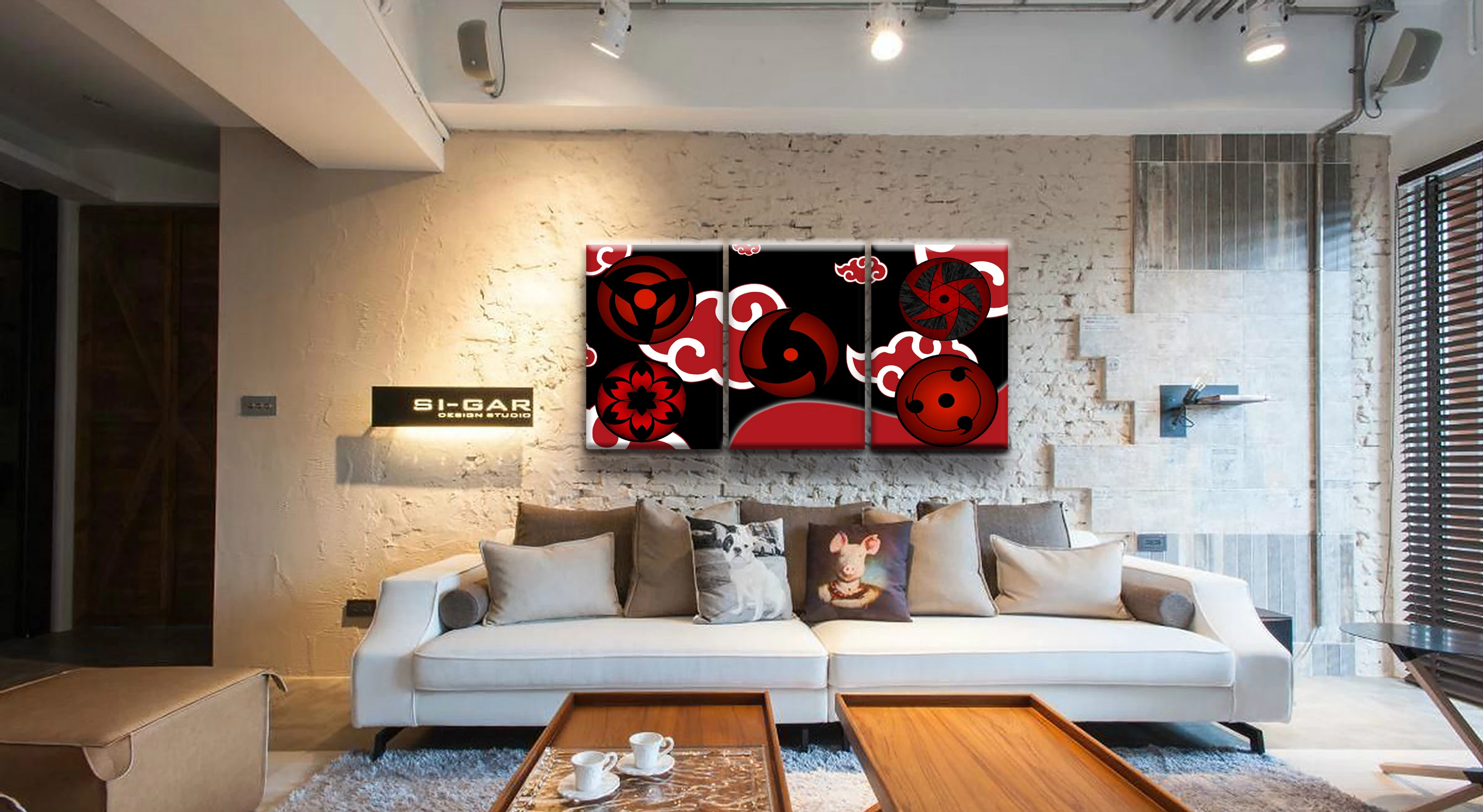 Waliicorners 3 Panel Naruto Sasuke Sharingan Anime Poster Canvas Printed Painting For Living Room Wall Art Decor Picture Artworks Poster 7 HTB1X 8XdfvK1RjSspoq6zfNpXa9