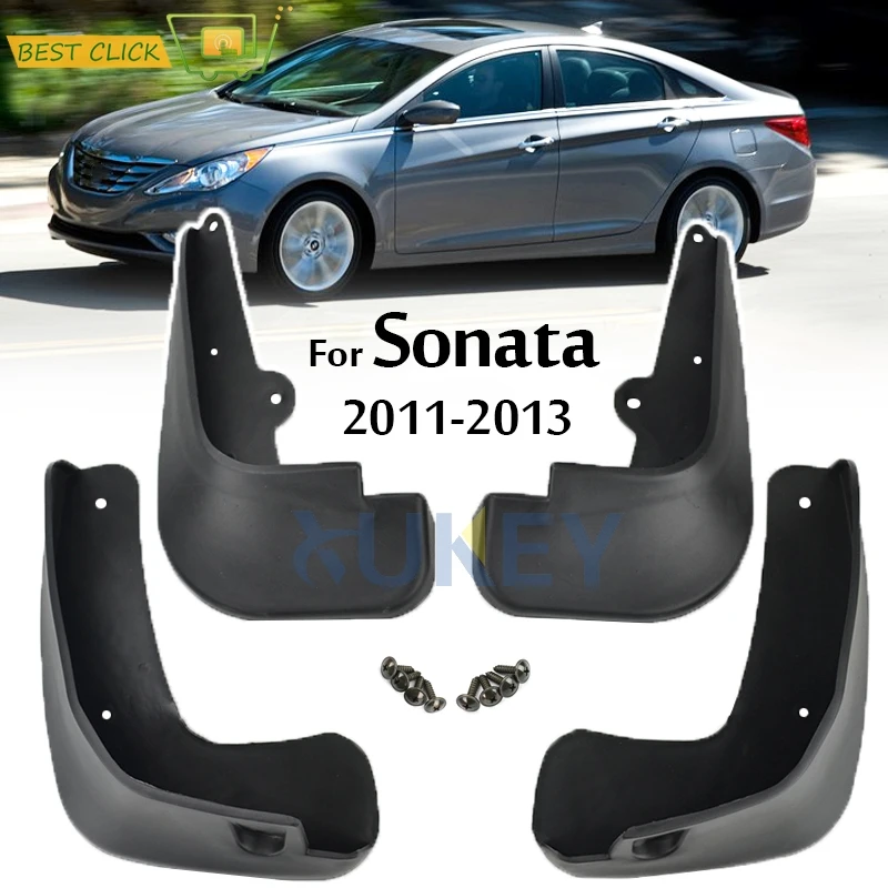 

Set Molded Mud Flaps For Hyundai Sonata i45 YF 2011 2012 2013 Mudflaps Splash Guards Mud Flap Mudguards Fender Front Rear