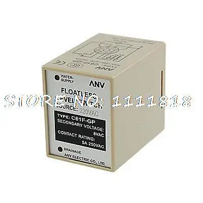 AC 220V 8 Pin Liquid Level Sensor Switch Control Floatless Relay C61F