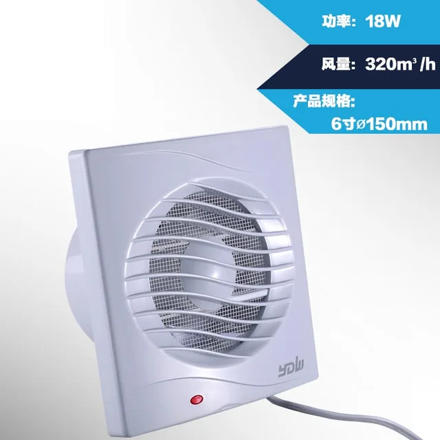 Kitchen Exhaust Fan 4 5 6 Inch Low Noise Bedroom Dining Room Kitchen Exhaust Fan 4 5 6 Inch Low Noise Bedroom Dining Room