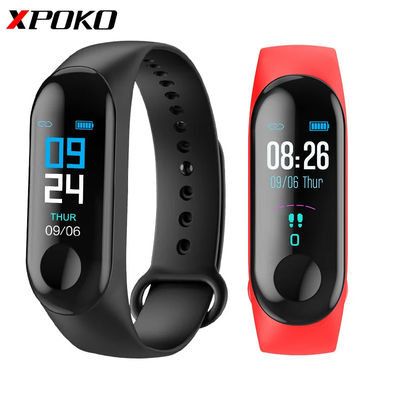 

Smart Fitness Bracelet With Heart Rate Monitor Sports Waterproof Smart Wristband Screen Touch Fitness Tracker For iOS Android