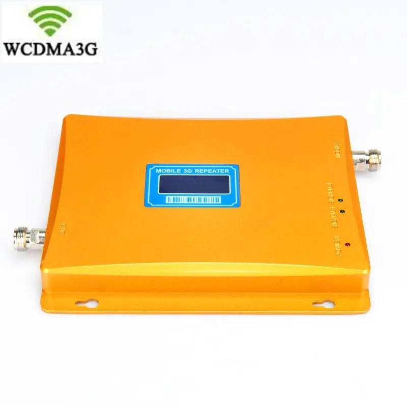

High gain Drop ship Newest 2G 3G LCD Signal booster ! W-CDMA 2100MHz Mobile Phone Booster Amplifier 3G Repeater Amplifier