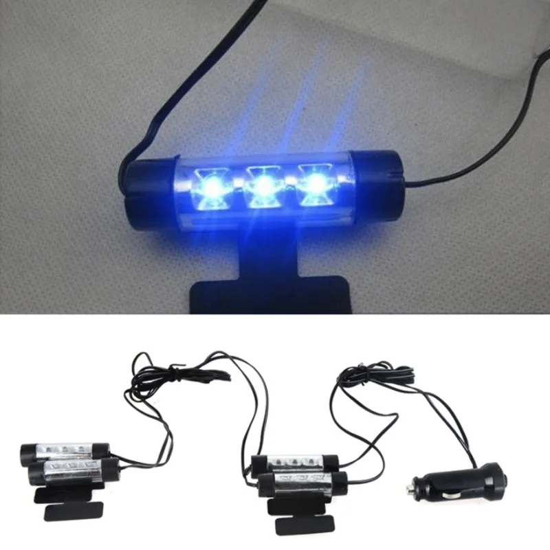 

Led Lights 4 in 1 Soles Ambient Light Car Mood Light Interior Decorative Lights Interior Foot Lights Create Romantic Atmosphere