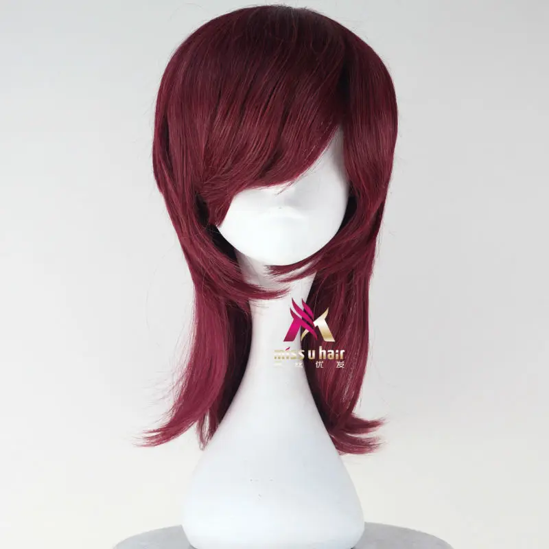 Miss U Hair Girl Синтетические длинные завитые розовые черные Серебристые серые цвета игры Косплей Полный парик для взрослых Хэллоуин вечерние ролевые волосы