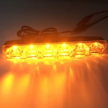 2Pcs Sequential Flowing Yellow LED Daytime Running Light  Light Super Bright LED DRL Car Turn Signal Strip Light Auto Angel Eyes