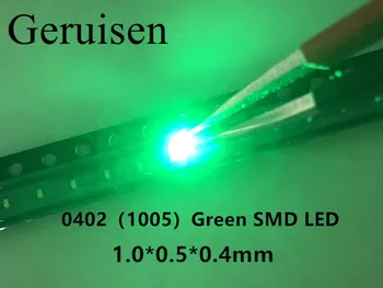 

0402 1005 SMD LED Chip Green Surface Mount SMT LED Light Emitting Diode Lamp Beads/3000PCS