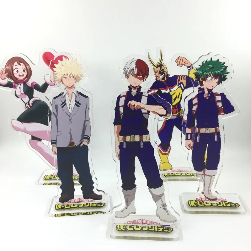 Аниме My Hero Academy брелок Midoriya Izuku Ochaco Uraraka Bakugou Katsuki Todoroki Shoto Милый Забавный акриловый брелок для ключей