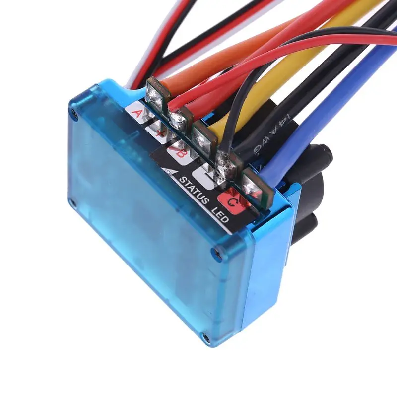 120A Waterproof Sensored Brushless Speed Controller ESC for RC Car Truck Crawler