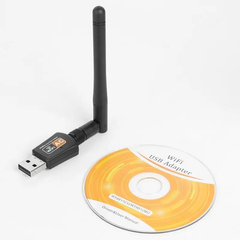 Двухдиапазонный USB Wi-Fi, Ethernet адаптер 600 Мбит/с 2,4/5 ГГц MT7601 беспроводная сетевая карта Dongle приемник IEEE 802.11b/g/n Бесплатный драйвер