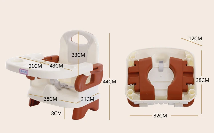 Безопасный PP Многофункциональный портативный складной детский обеденный стульчик, регулируемое сиденье для детей, стол для еды, детский стул для кормления, детский стульчик для кормления
