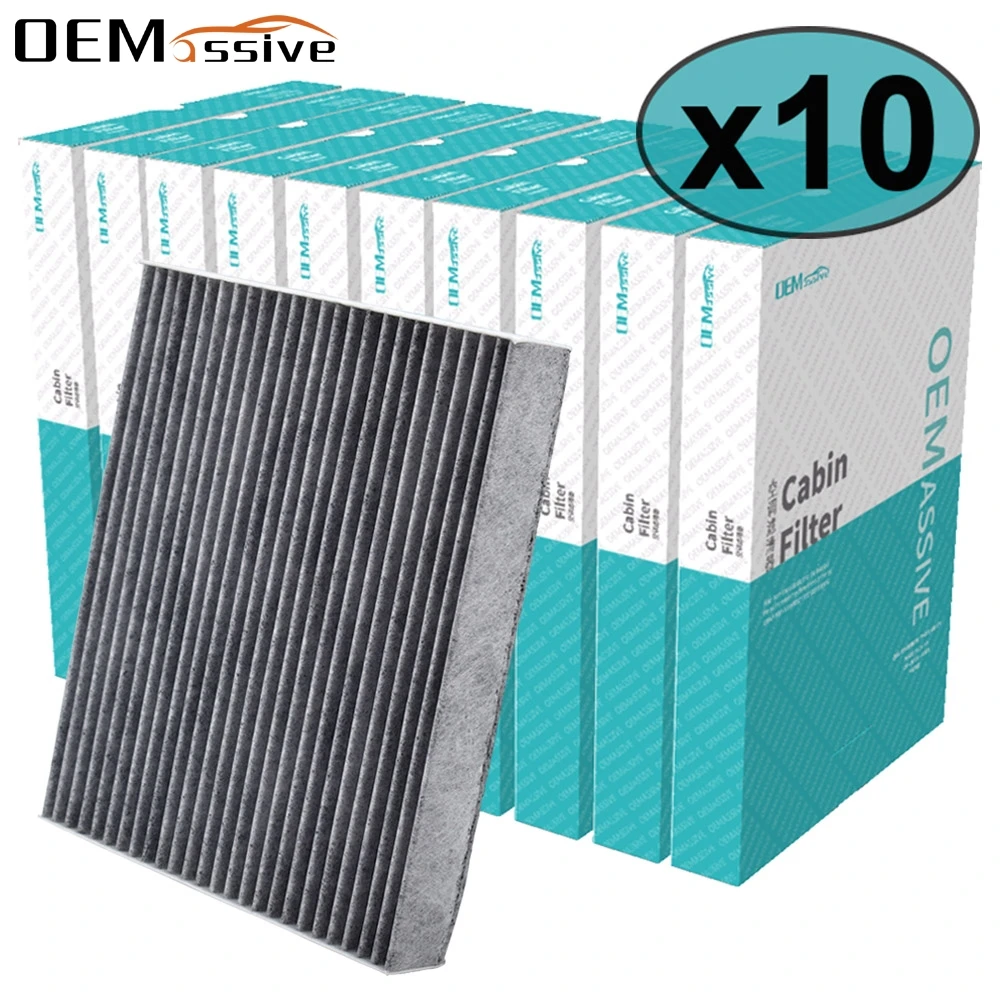 

10x Car Accessories Pollen Cabin Air Conditioning Filter Includes Activated Carbon For Ford Galaxy Mondeo Fusion S-Max Edge