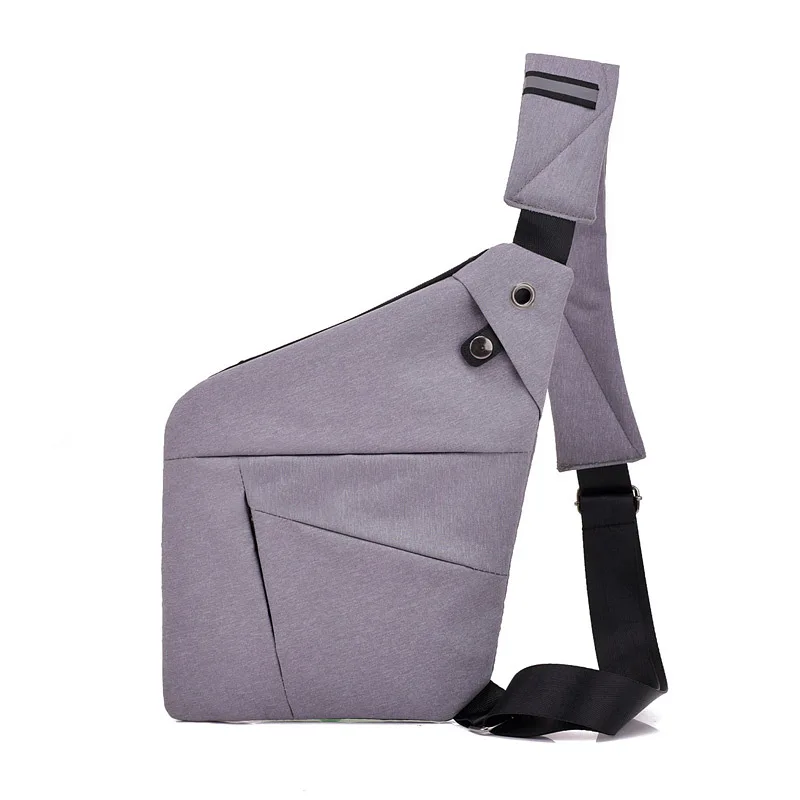 

Anti-Theft Messenger Bag Men Shoulder Bags Casual Male Nylon Hidden Chest Pack Mens Retro Crossbody Bag Cool Bag