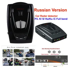 Versão russa STR535 Carro Anti-radar detector de Radar Do Carro com 16 Marca o ícone de exibição x k nk ku ka laser strelka frete grátis