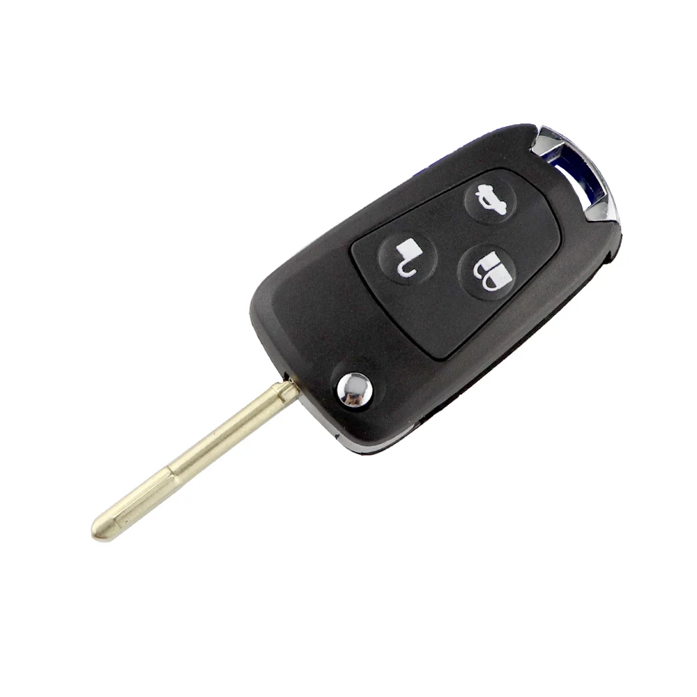 Keyforkess3 Bottoni A Distanza di Vibrazione Pieghevole Per Ford Focus Mondeo Modificato Fiesta C-MAX Fusion Transit KA Chiave A Distanza Borsette -