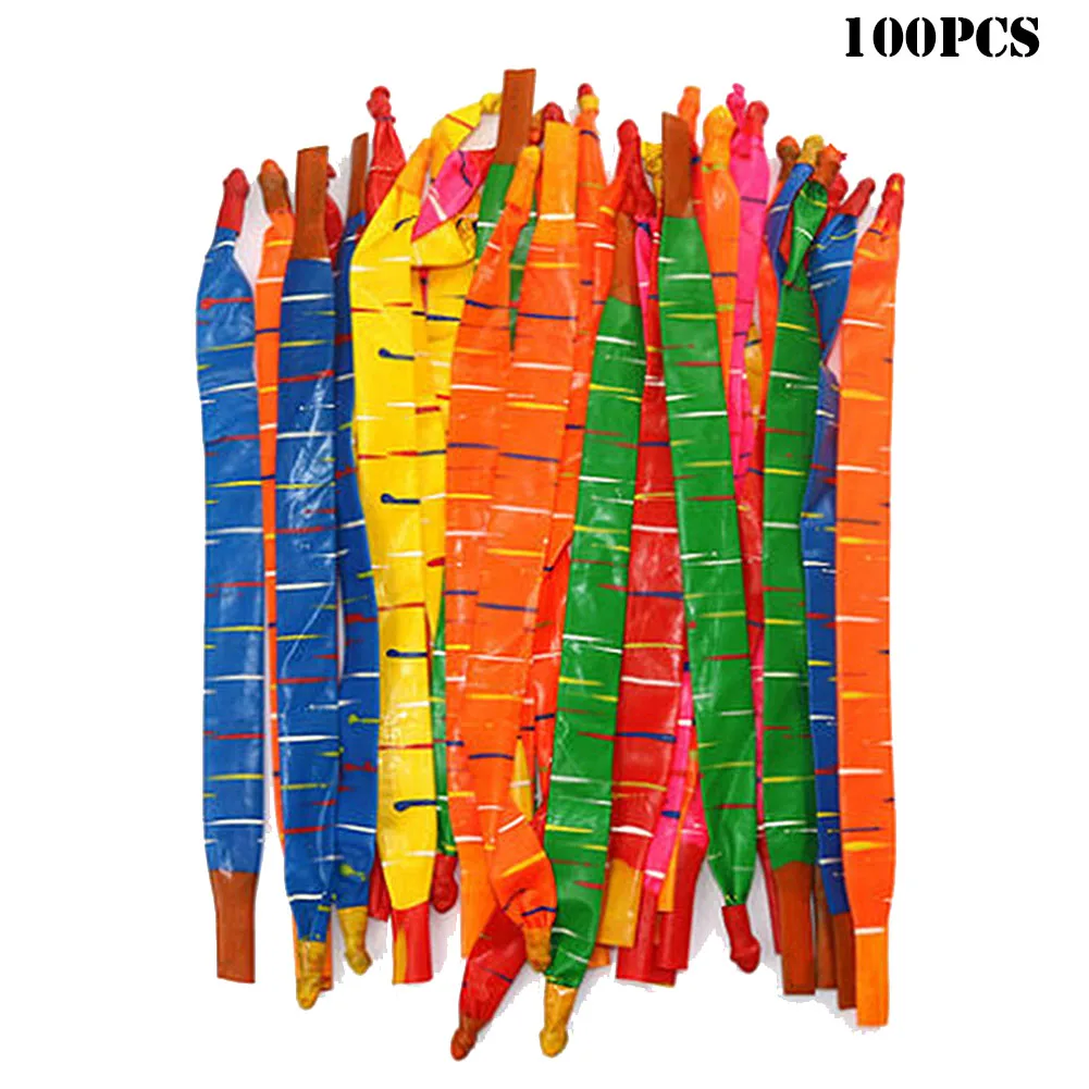 100 шт. детская игрушка вытянутые воздушные шары красочный латексный шар для Одежда для свадьбы, дня рождения украшения BM88