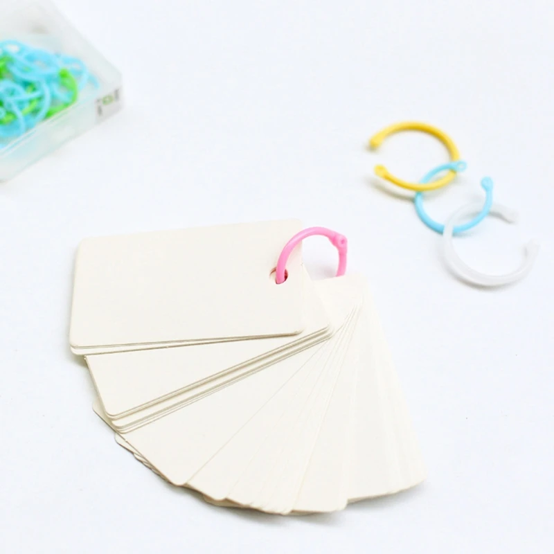 Creative Binder Ring Plastic Book Ring Multifunction Circle Album Loose Leaf Book Binder Hoop Office Binding Supply plastic binding rings book binding supplies