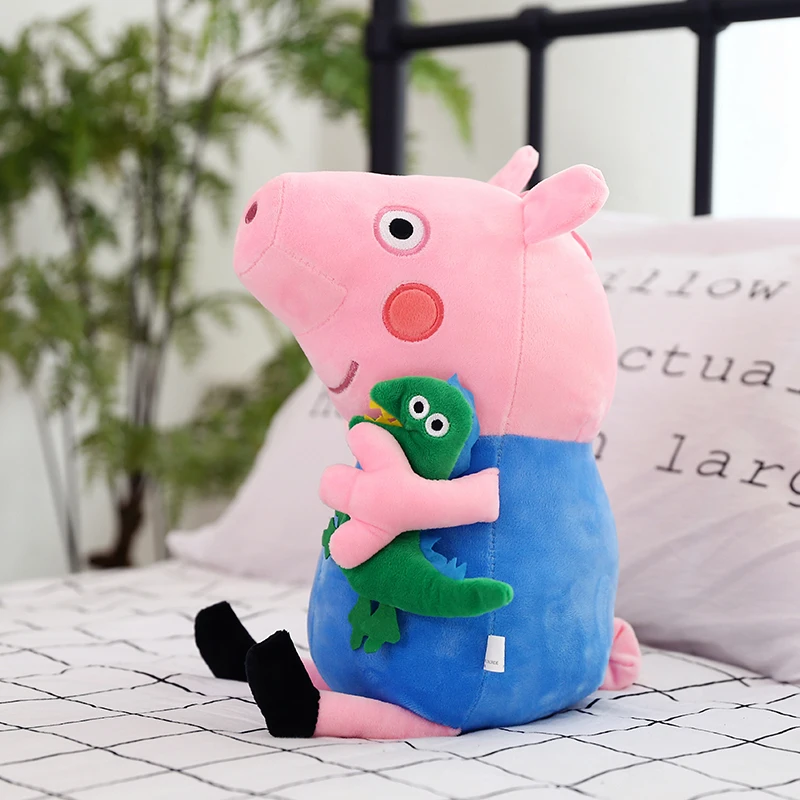 30 см Peppa Pig Семья Джордж папа мама оригинальная Pelucia Мягкая кукла плюшевые