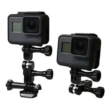 

New 2018 Self Sticks CNC 3-Way Arm Cloud Terrace 360 degree Yuntai for GoPro Hero 7/6/5/4/3/3+/2 SJCAM Xiaomi Yi 4K Accessories