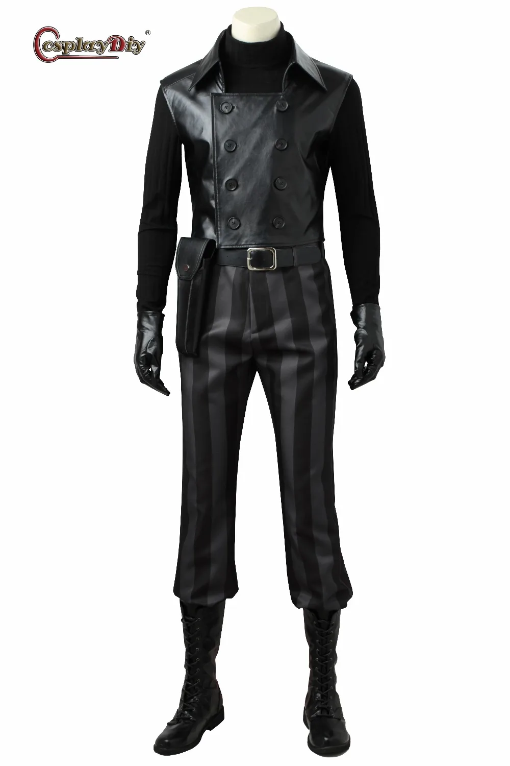 Anime Noir Cosplay Costume Black Suit Comics Set Superhero Outfit ...