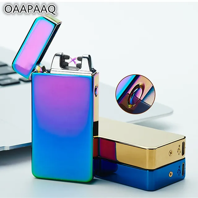 2017 Usb Electric Dual Arc Torch Lighter Rechargeable Windproof 2017 Usb Electric Dual Arc Torch Lighter Rechargeable Windproof Plasma Cigarette Double Thunder Pulse Cross