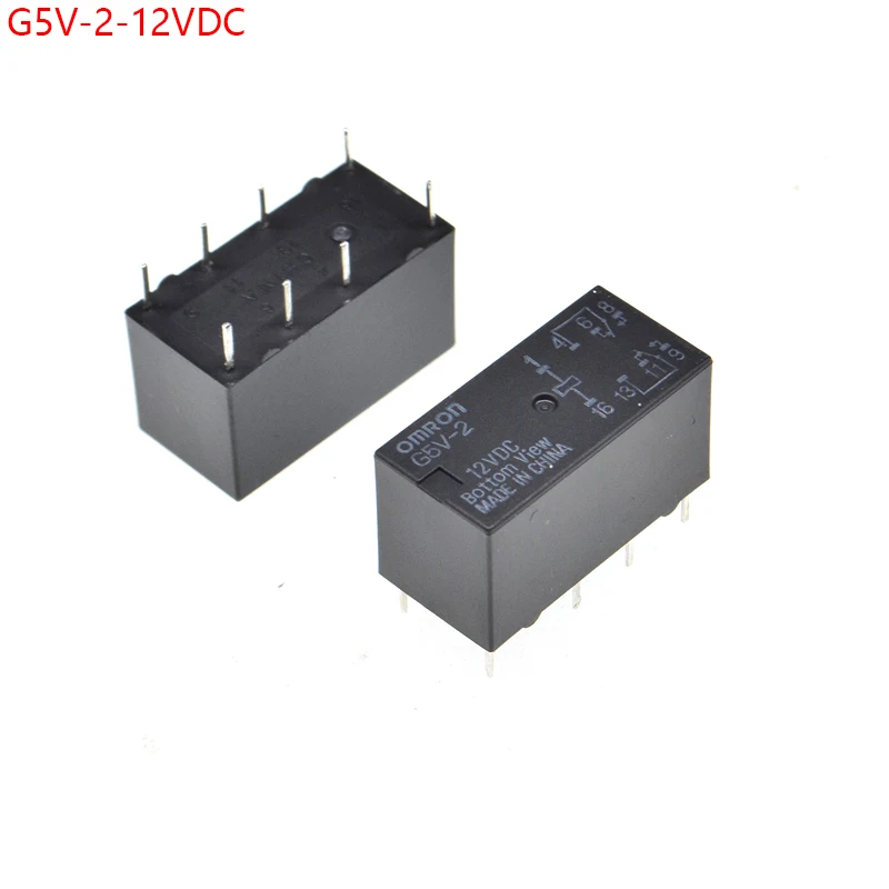 5 шт. G5V-2-12VDC реле мощности OMRON 12VDC 2A 250VAC 8pin G5V G5V-2 DC 12V DC12V сигнал realys | Обустройство