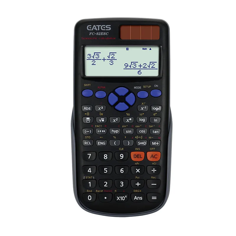 آلة حاسبة علمية FC-82ESC وظيفة متعددة وظيفة طالب الرياضيات اختبار خاص الهندسة الكمبيوتر