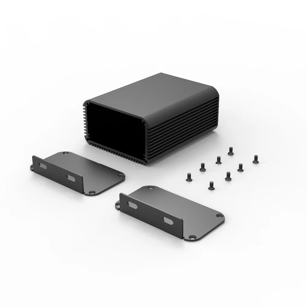 Флюоресцентный алюминиевый корпус 80*45*115 мм печатной платы|box electronic|box boxenclosure