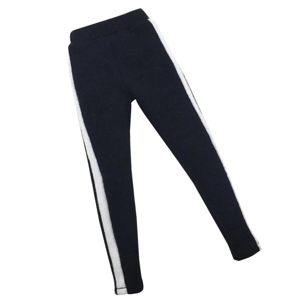 1/6 Scale Side - striped Pants Sport Trousers for 12inch Action Figure DIY