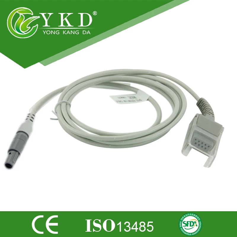 

Compatible for UP6000 PC9000 BM9000 Creative Spo2 Sensor Extension Cable, 6pin>DB9F