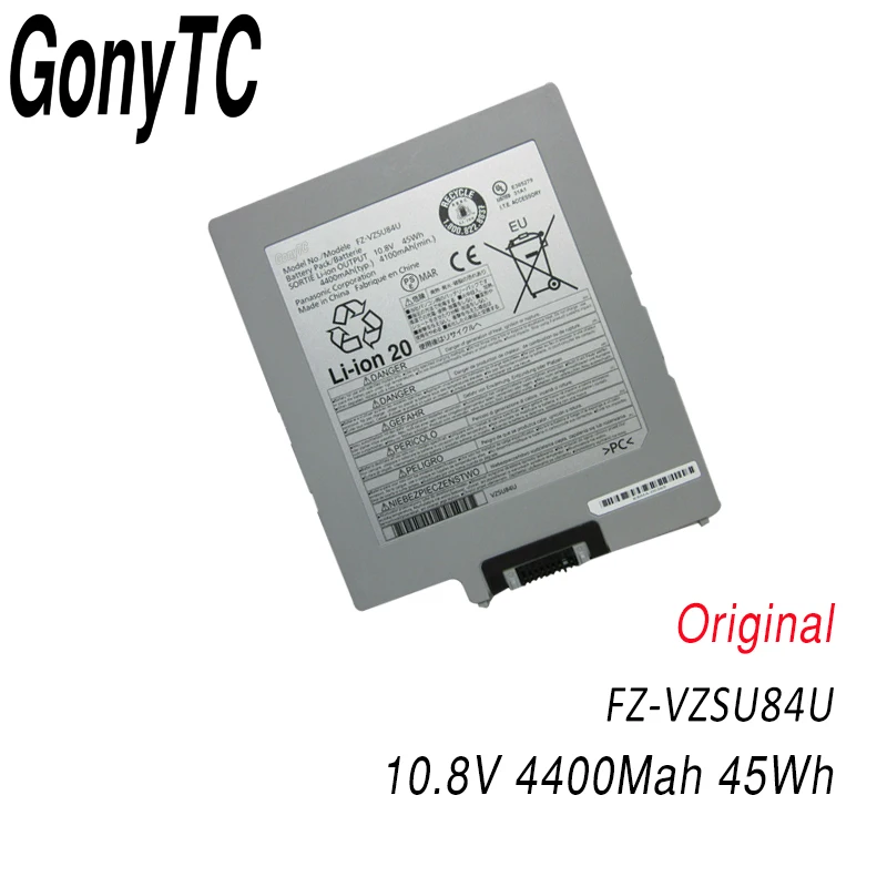 

GONYTC FZ-VZSU84U FZ-VZSU84R Battery For Panasonic Tablet PC FZ-G1 FZ-G1P2636 Notebook FZ-VZSU88U VZSU84UR 10.8V 4400mAh/45WH