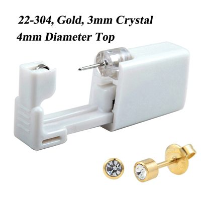 Disposable No Pain Safe Sterile Ear Stud Cartilage Tragus Helix Unit Kit Nose Piercing Stud Tool Fashion Jewelry 20g