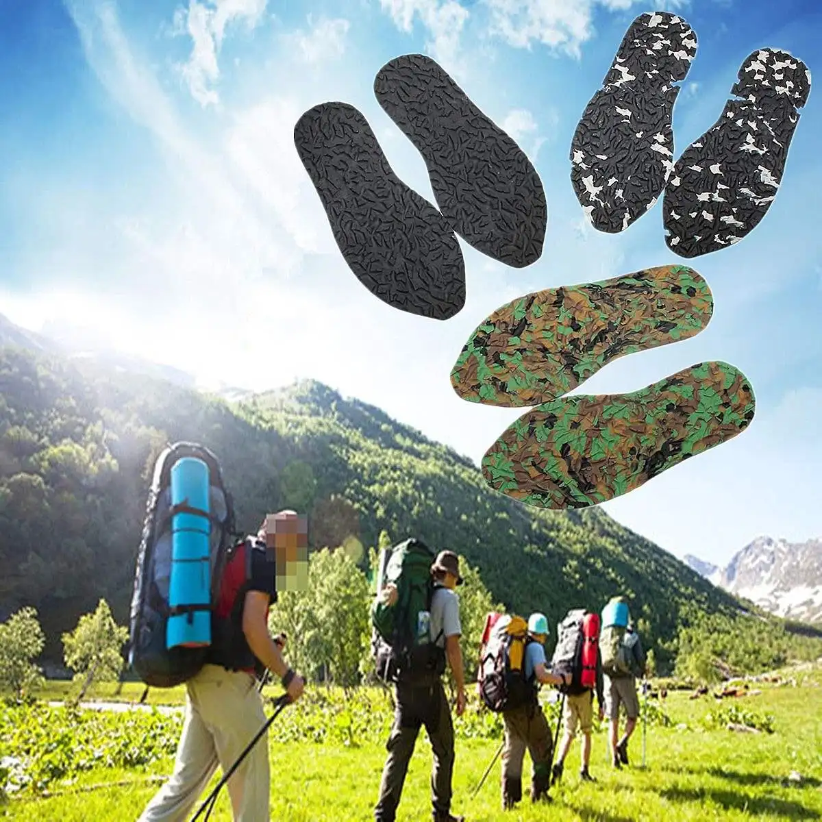 1 Pair Rubber Stick on Full Sole, Shoe Repair DIY Thickness 4mm Anti Slip 3 Color, Hard-Wearing Anti-Slippery 1 Pair Rubber Stick on Full Sole, Shoe Repair DIY Thickness 4mm Anti Slip 3 Color, Hard-Wearing Anti-Slippery