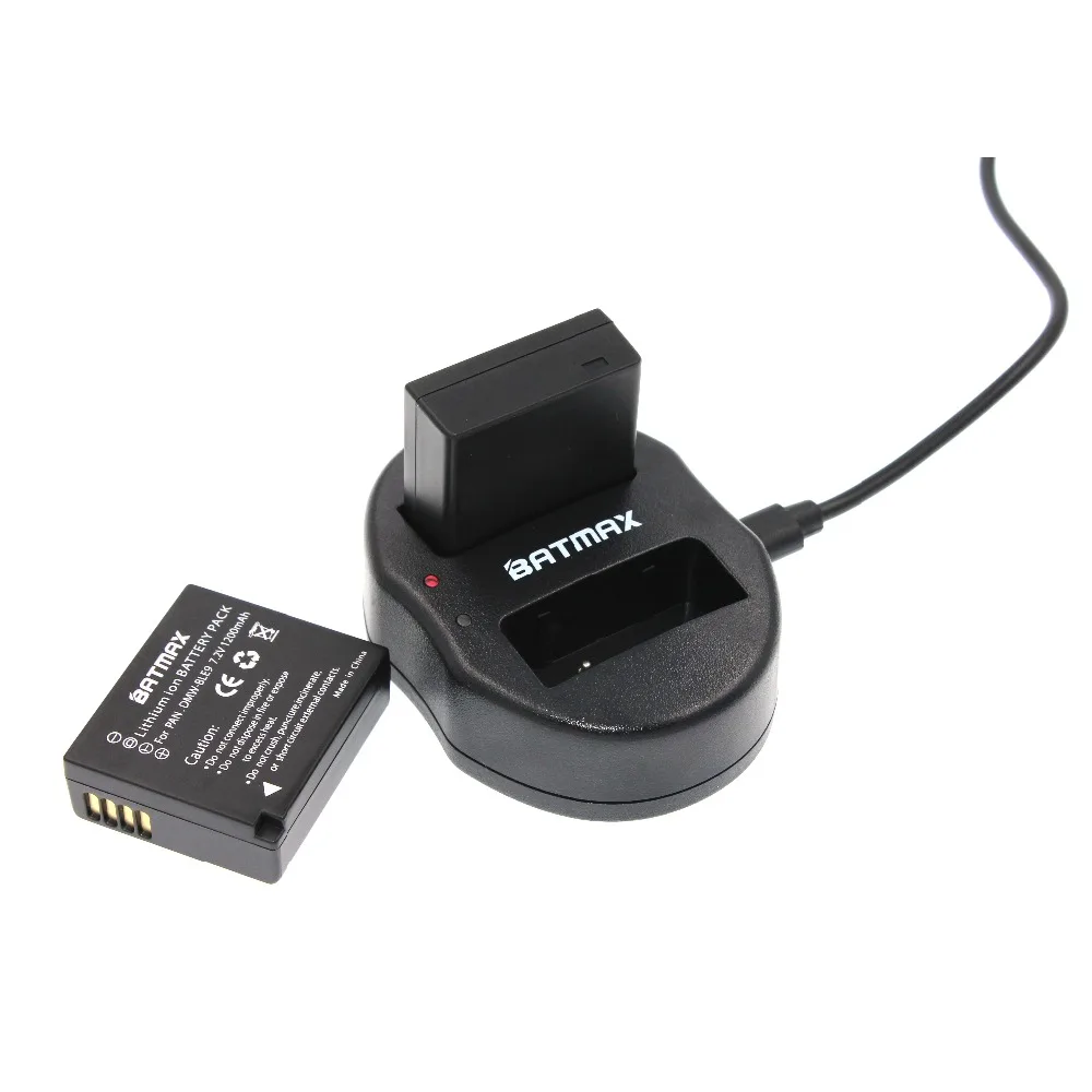 

2X High-Capacity DMW-BLG10 BLG10E BLG10PP BLE9 BLE9E BLE9PP Camera Battery&Charger for Panasonic Lumix DMC GF6 GX7 GF3 GF5