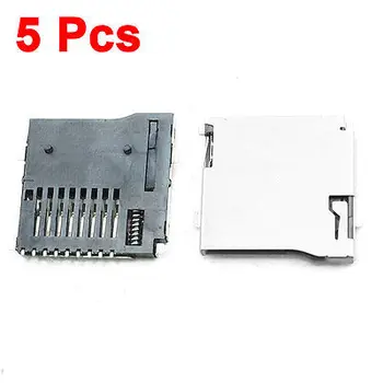 

PCB Surface Mount Type Quick Flip Micro SD Card Sockets 5 Pieces