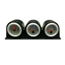 Polegada 52 2mm Triplo Bitola Tacômetro RPM + temperatura da água + Oil press Pressão ou Boost + temperatura da água + imprensa de óleo Medidor de três em um