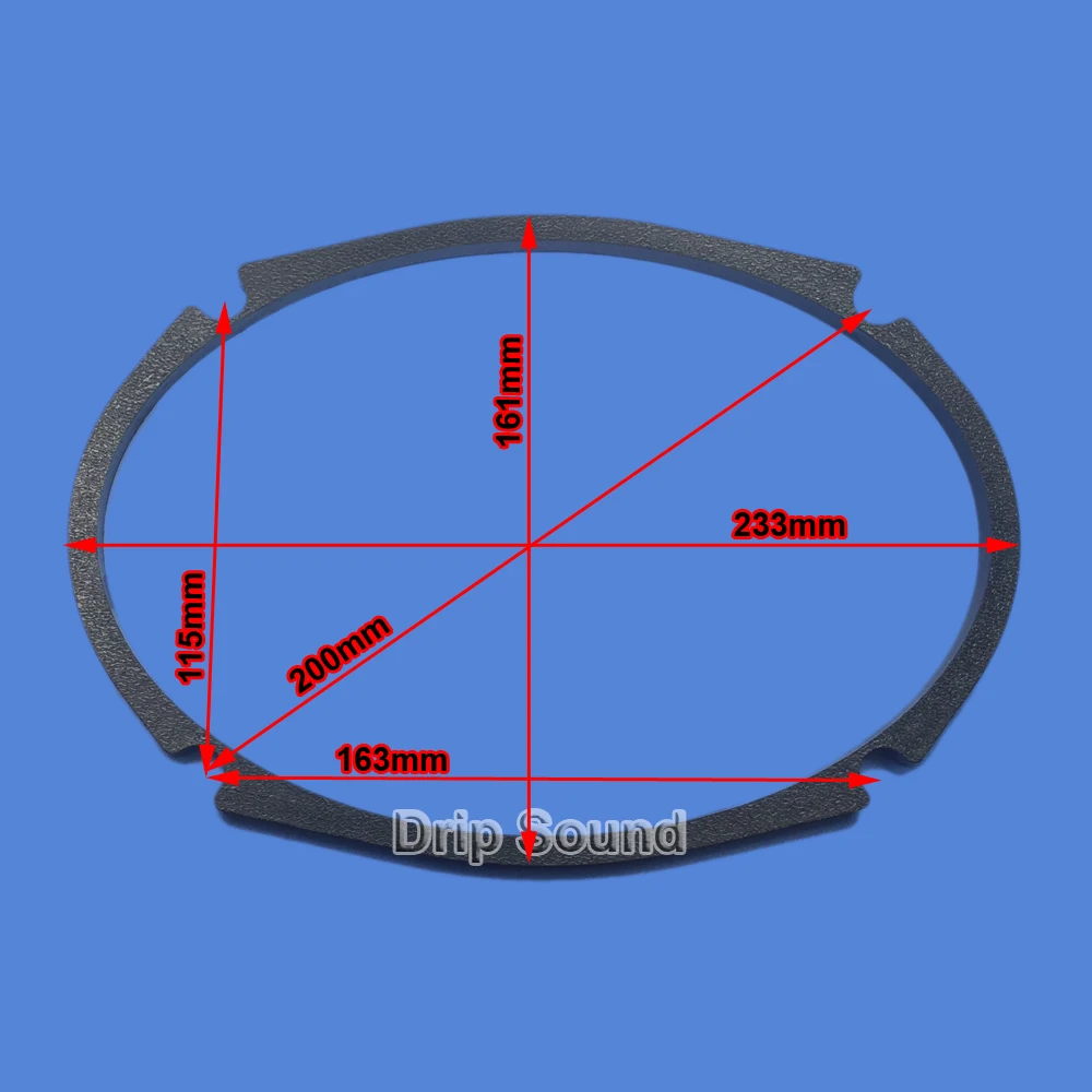 2 шт. для " x 9" 6x9 дюймов автомобиля динамик кольцо кронштейн-переходник монтажный разделительное кольцо адаптер#1