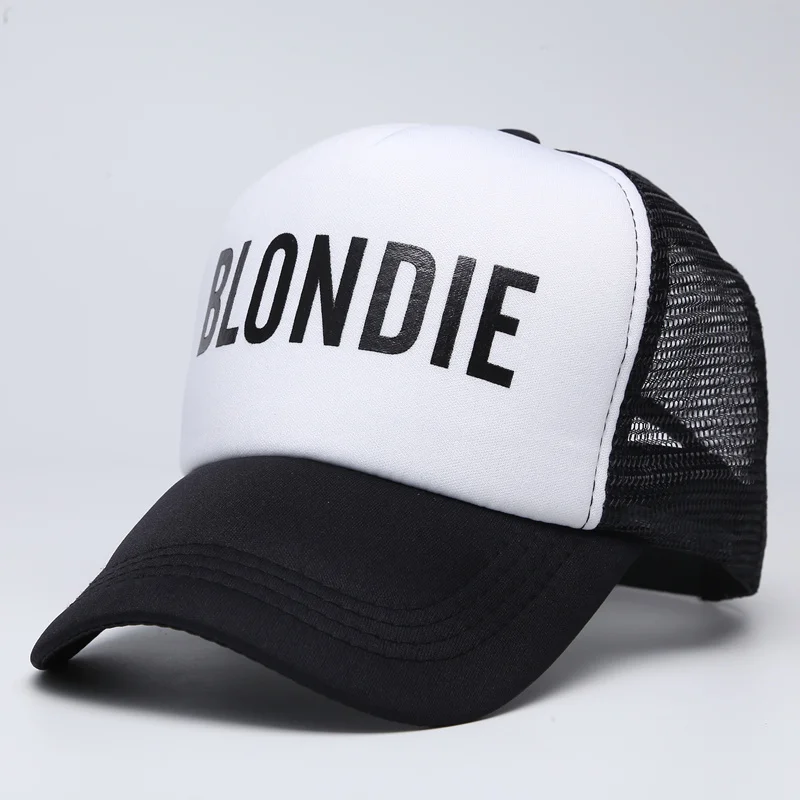 BLONDIE домовой Бейсбол Кепки s сетки водителя грузовика Для женщин подарок для