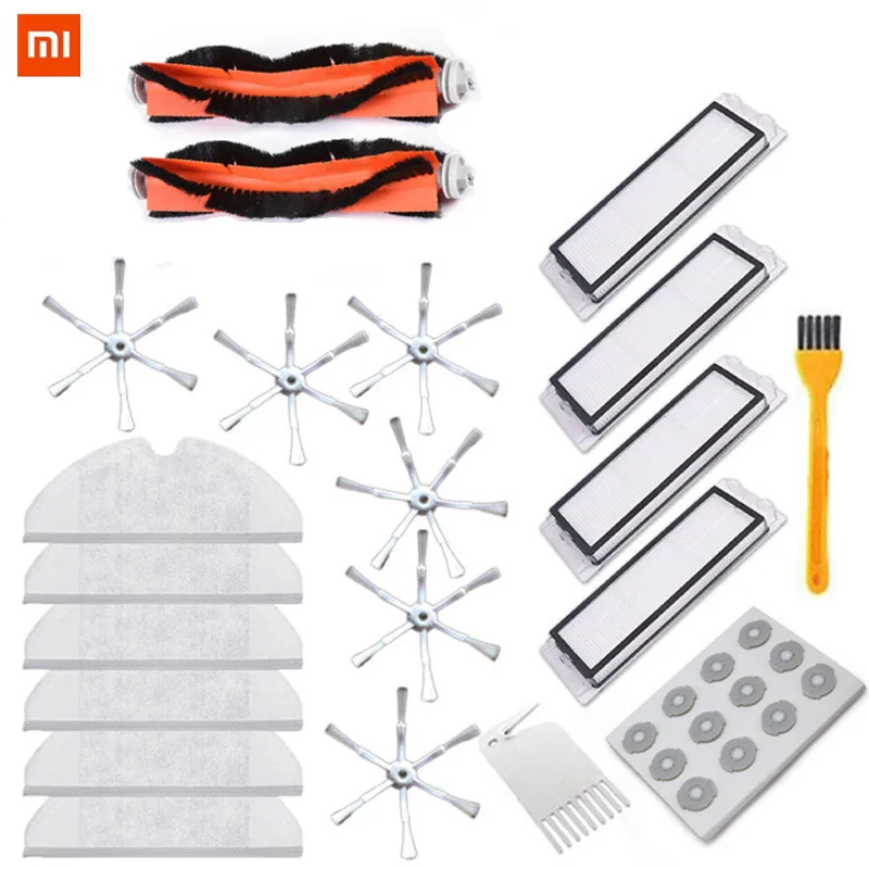 Billige 32PCS Mi Roborock Staubsauger Teile Ersatz für Mi Roboter Roborock S50 S51 Staubsauger Zubehör Kit
