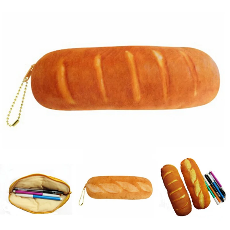 

1Pc Bread Pencil Case Fabric Cute School Supplies Bts Stationery Gift School Cute Pencil Box Pencilcase Pencil Bag
