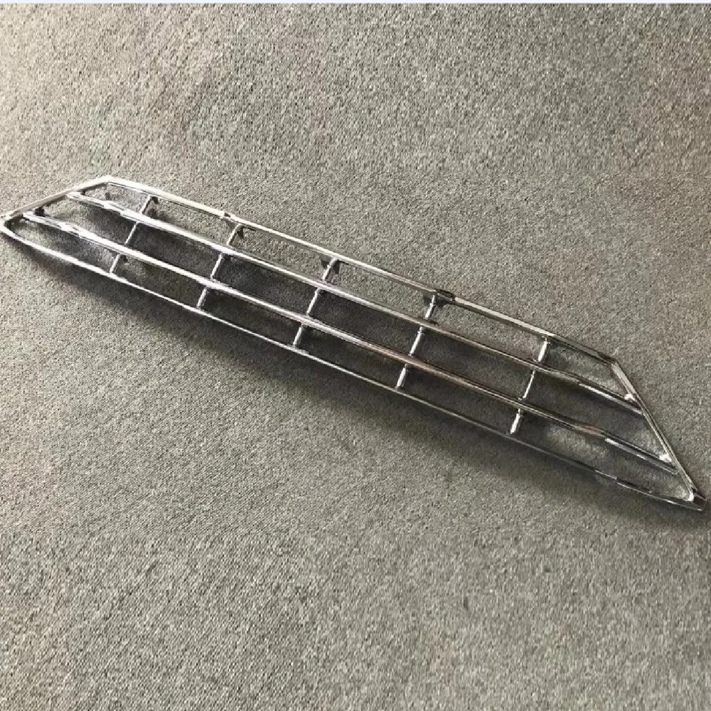 

MONTFORD For Volvo XC60 XC 60 2018 2019 ABS Chrome Front Bottom Racing Grid Grill Grille Frame Stick Strip Molding Decoration