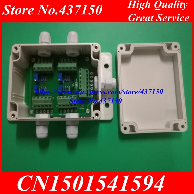Тензодатчик распределительная коробка/loadometer весовой датчик Четыре в 5 линии o электронной коробки тензодатчика