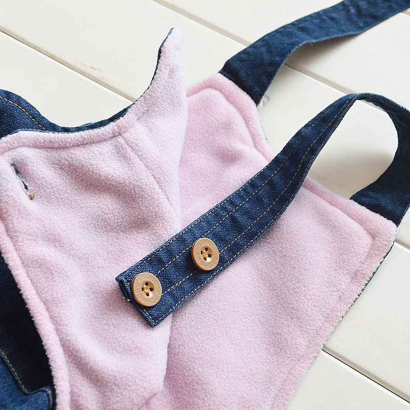 Summer Baby leisure Pants for Girls Toddler Boys bib pants children Denim Overall Trousers kids cartoon jeans