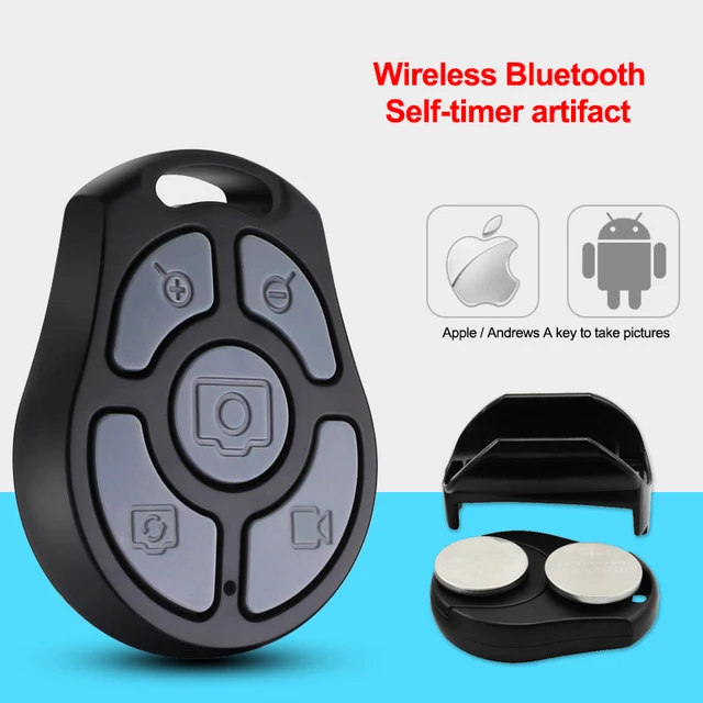 Universal Wireless Bluetooth Remote Control Shutter Self timer for Oneplus Xiaomi Andriod Mobile