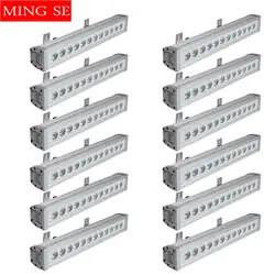 12 шт./лот 12x12 Вт RGBW 4in1 IP65 водонепроницаемый Led бар прожекторы напольный вечерние свадебные показывает свет этапа